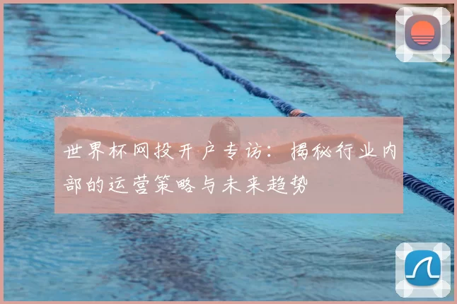 世界杯网投开户专访：揭秘行业内部的运营策略与未来趋势